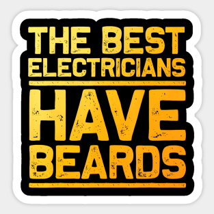 Electrician Design For Men Dad Electrical Electrician Sticker